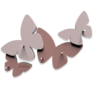 Callea design magnetic key holder butterflies cloud pink