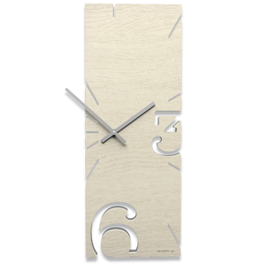 Callea design bleached oak wall clock greg