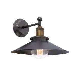 Faro marlin wall lamp old gold and black l