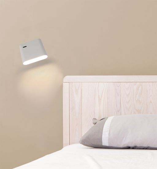 Faro aurea wall bedside lamp led white adjustable