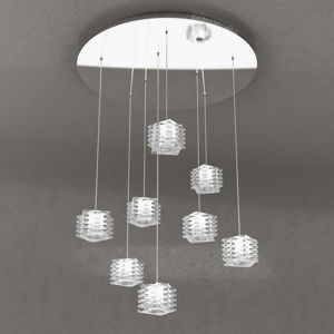 Top light pendant light rubik cascade modern style