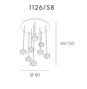 Top light pendant light rubik cascade modern style