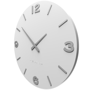 Callea design modern wall clock smarty white