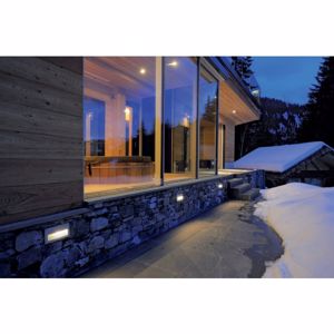 Small led recessed light for outdoor wall white design ip55