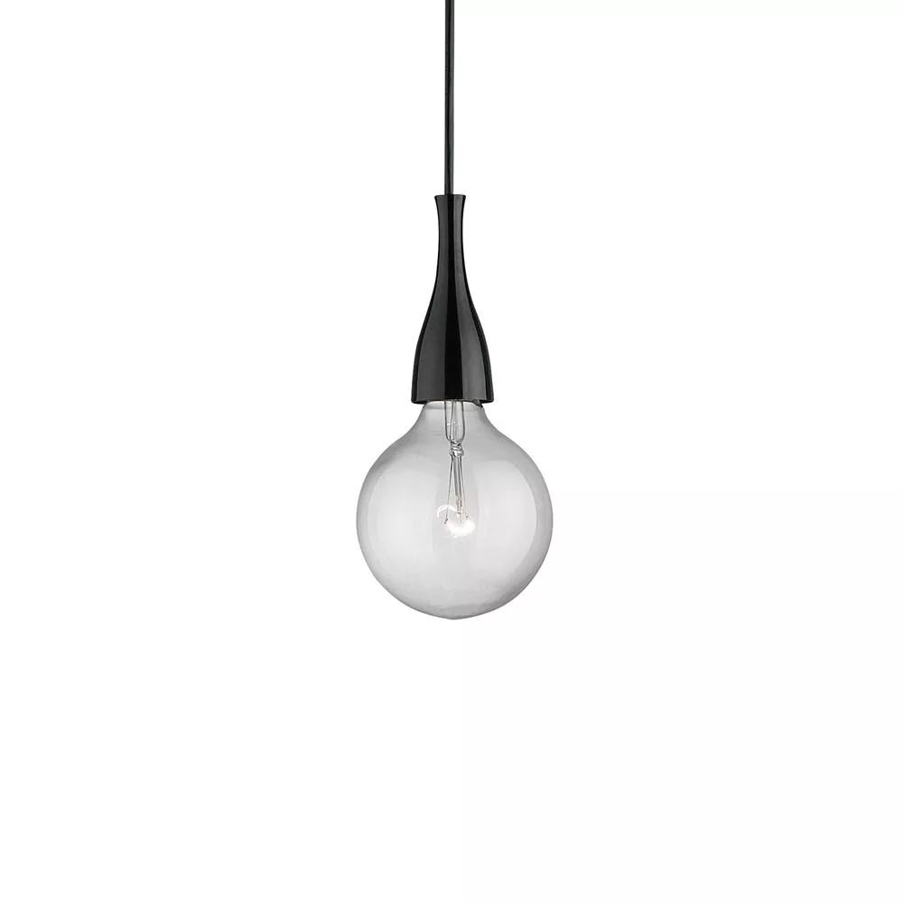 Modern kitchen island pendant light sp1 black ideal lux minimal -  MINIMALSP1NE