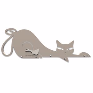 Callea design keyholder cat dove grey