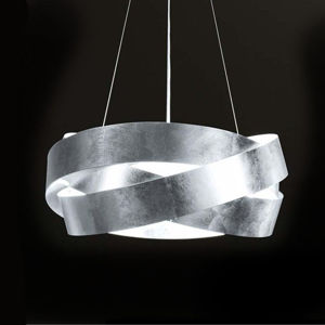 Marchetti pura suspension ø100cm e27 silver leaf