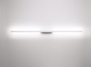 Linea light ma&de xilema white wall lamp led thin 149cm