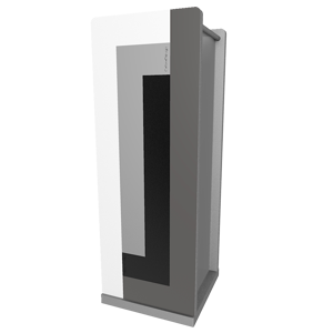 Portaombrelli moderno da ingresso nero grigio bianco