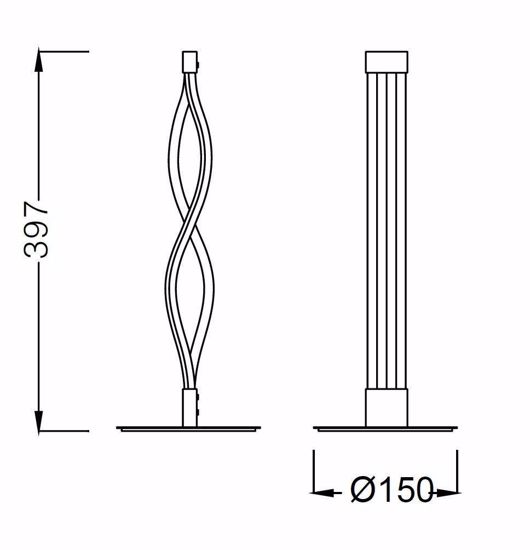 Table lamp led 6w 540lm 3000k