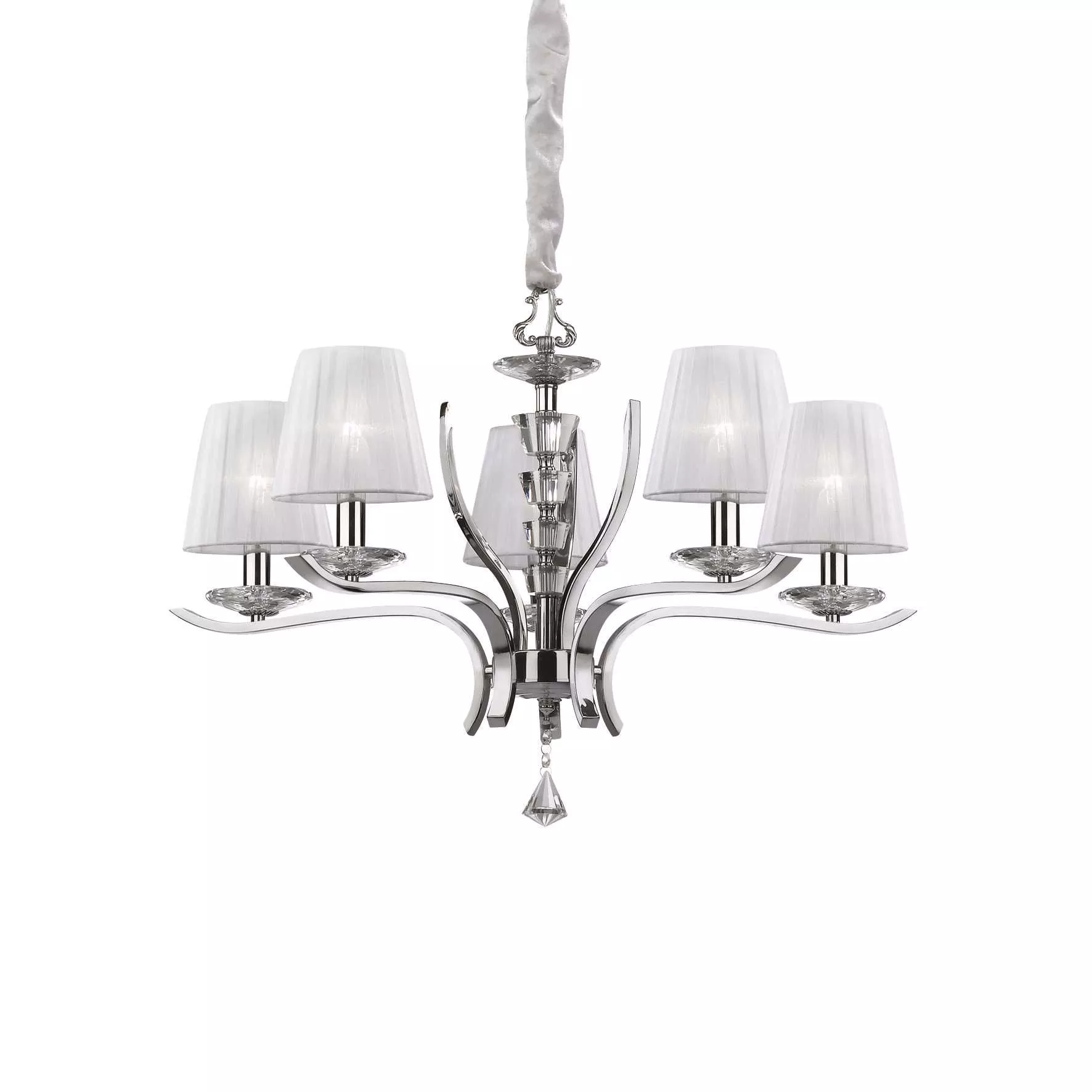 Ideal lux pegaso pendant lamp with shades sp5 5arms - 3C53