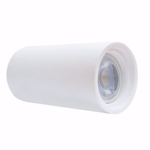 Isyluce ceiling round spotlight h10 white gypsum paintable