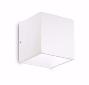 Rubik ap 3000k ideal lux applique da esterno cubo bianco  8,5w ip54