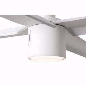 Ventilatore da soffitto silenzioso da 28mq pale 213cm con luce bianco telecomando