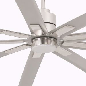 Grande ventilatore a pale da soffitto 244cm grigio con luce led e telecomando