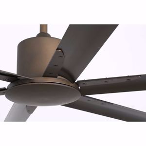 Grande ventilatore da soffitto 28mq 213cm marrone con telecomando per grandi stanze