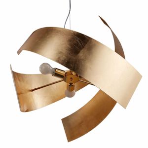 Marchetti lighting ella suspension ø65 golden 3-light lamp