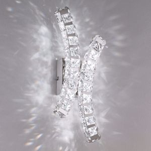 Eglo toneria wall lamp led 24w 4000k in crystal