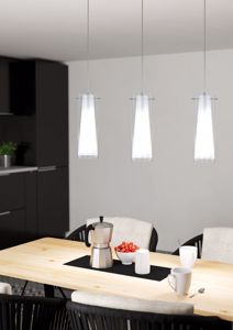 3 linear pendant light modern design  for dining table or kitchen island