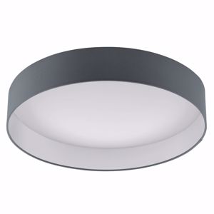 Eglo palomaro ceiling lamp ø50cm led 24w  anthracite grey fabric