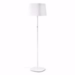 Faro sweet white floor lamp with white shade