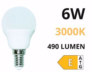 Life electronics drop led bulb light e14 5w 3000k