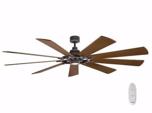 Ventilatore con luce da soffitto nove pale legno fino a 90mq