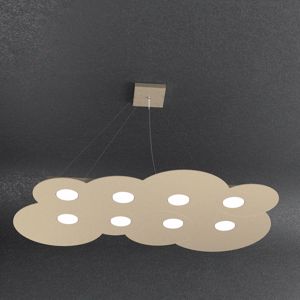 Lampadario moderno per soggiorno sabbia cloud top light