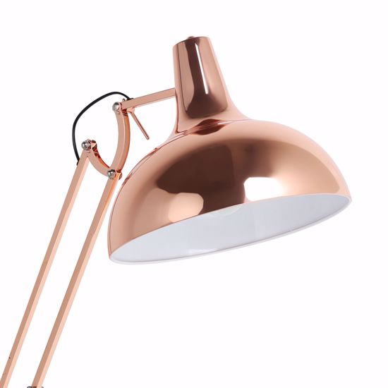 Vintage floor lamp copper colour design 