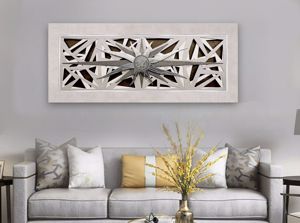 Artitalia artwork wind rose 155x65 dove grey