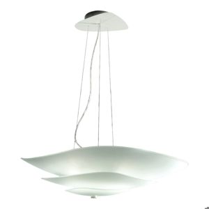 Linea light moledro modern pendant lamp in glass