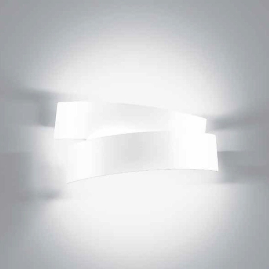 Marchetti white wall light pura contemporary design 