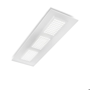 Linea light dublight led ceiling lamp 100x30cm 35w