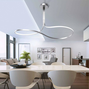 Led pendant light ultramodern in metal 40w