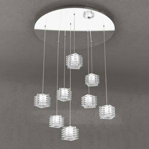 Top light pendant light rubik cascade modern style