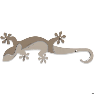 Callea design modern gecko key rack sand