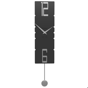 Callea design modern pendulum clocks rock black