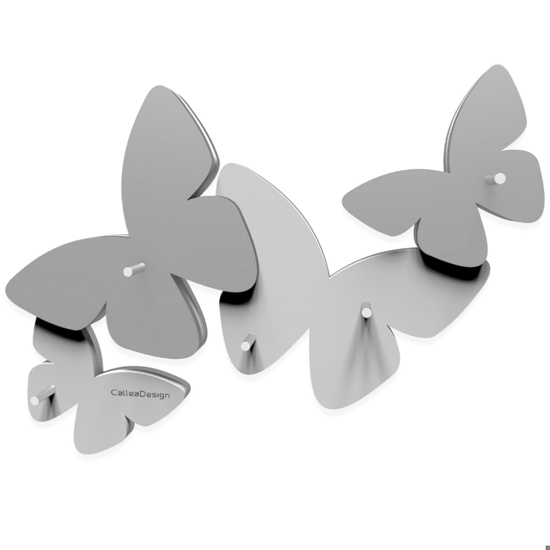 Callea design magnetic key holder butterflies white