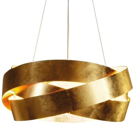 Marchetti pura led chandelier ø60cm gold leaf