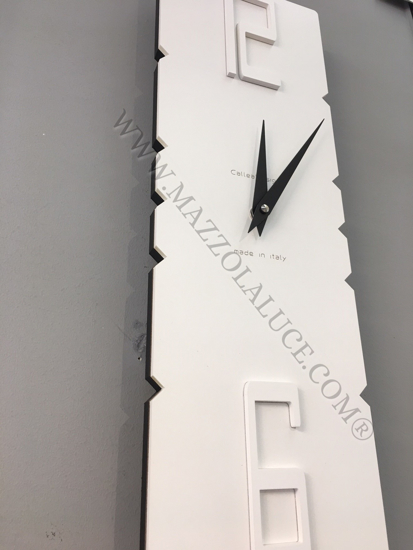 Callea design modern pendulum clocks rock white