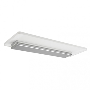 Linea light skinny wall lamp led 50w polished aluminium 70cm