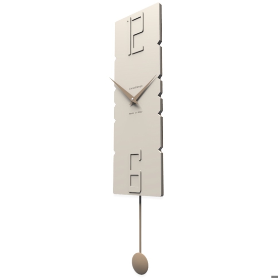 Callea design modern pendulum clocks rock flax