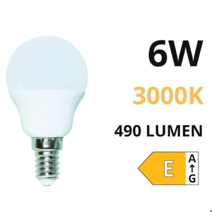 Life electronics drop led bulb light e14 5w 3000k