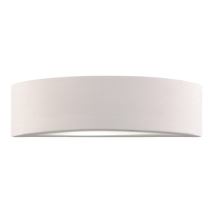 Isyluce curved plaster wall light 36,5cm