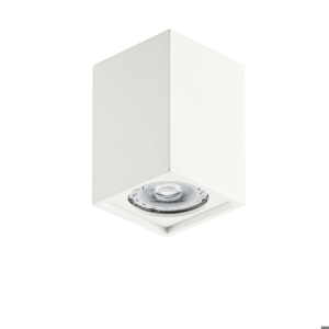 Isyluce prismatic spotlight in white gypsum paintable