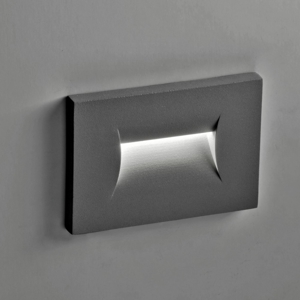 recessed LED footpath 3w 3000k dark grey IP65 for 503 electric box